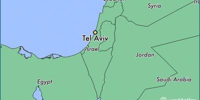 지도 텔아비브 세계